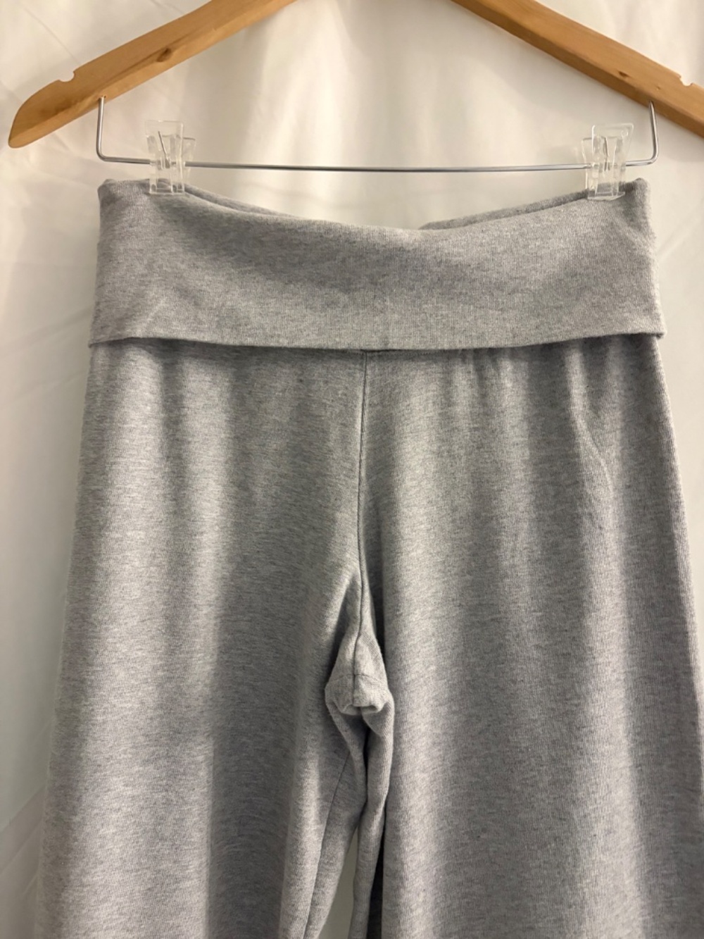 NWT Brandy Melville Priscilla Pants Light Grey Made In Italy - Picture 4 of 9